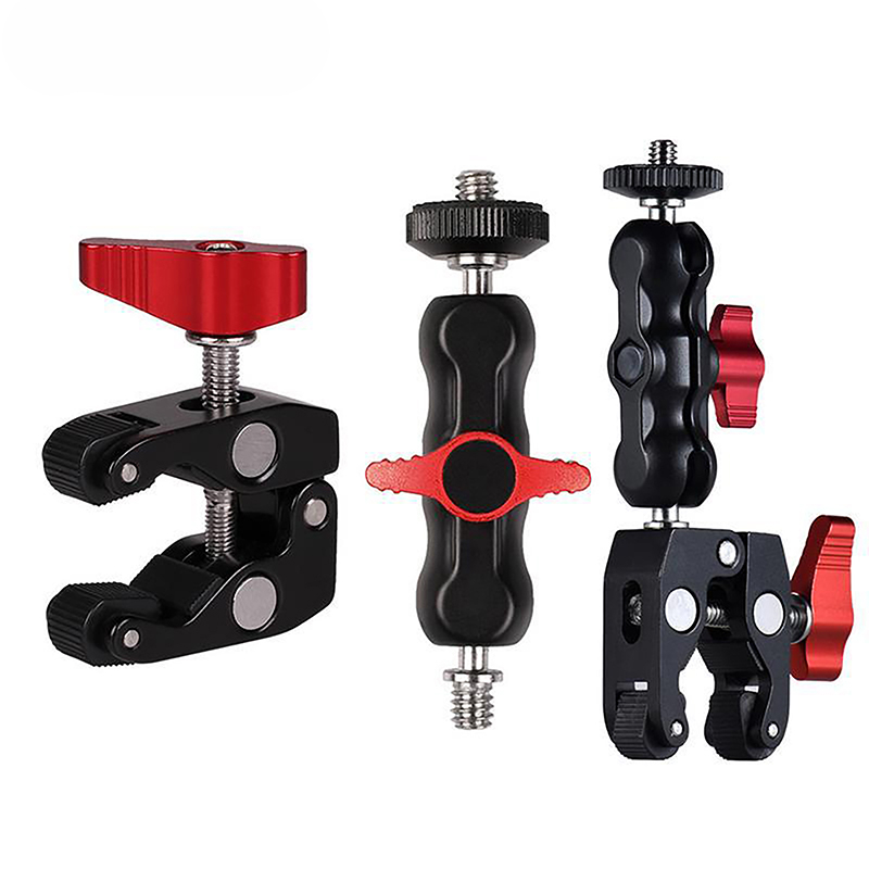 Photography Lighting Description - Multifunctionele Balhoofd Super Clamp Magic Arm