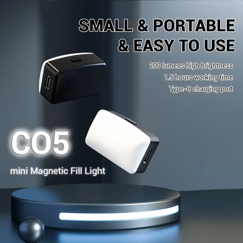 Photography Mobile Lighting - Mini magnetisch LED Selfie-licht voor IPhone
