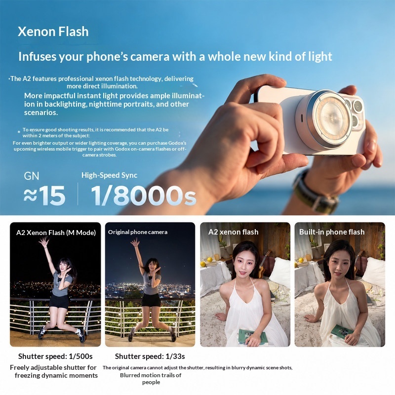 Godox A2 Smartphone Xenon-flit - Photography Lighting Brands recensie en prijs