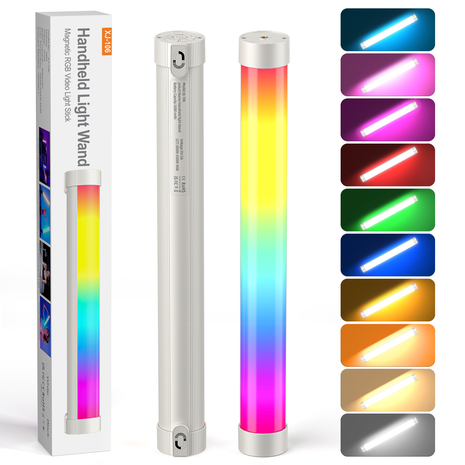 Magnetische handlamp met RGB L - Photography Lighting Handheld recensie en prijs