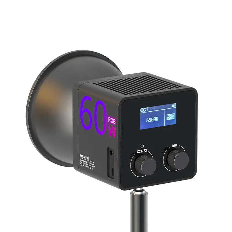 60W draagbare LED COB videolam - Photography Lighting Handheld recensie en prijs