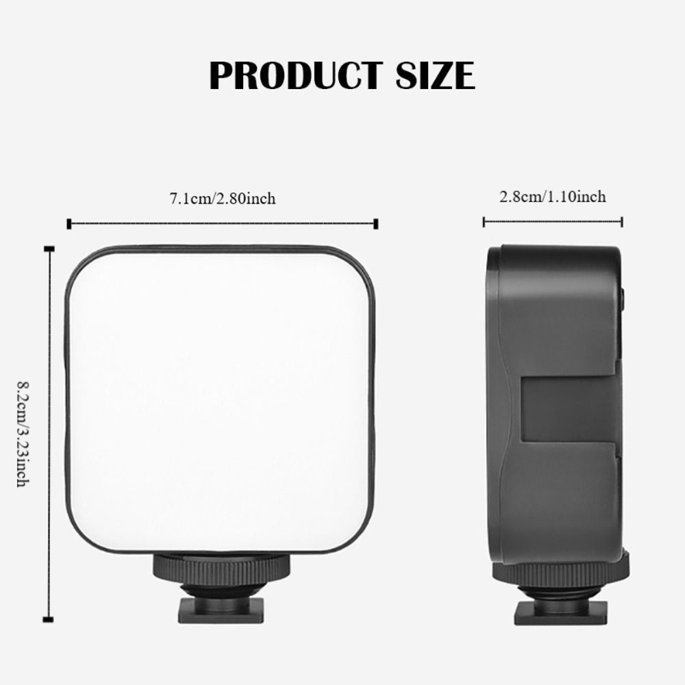 RGB-vullicht met USB-oplaadfun - Photography Lighting Brands recensie en prijs