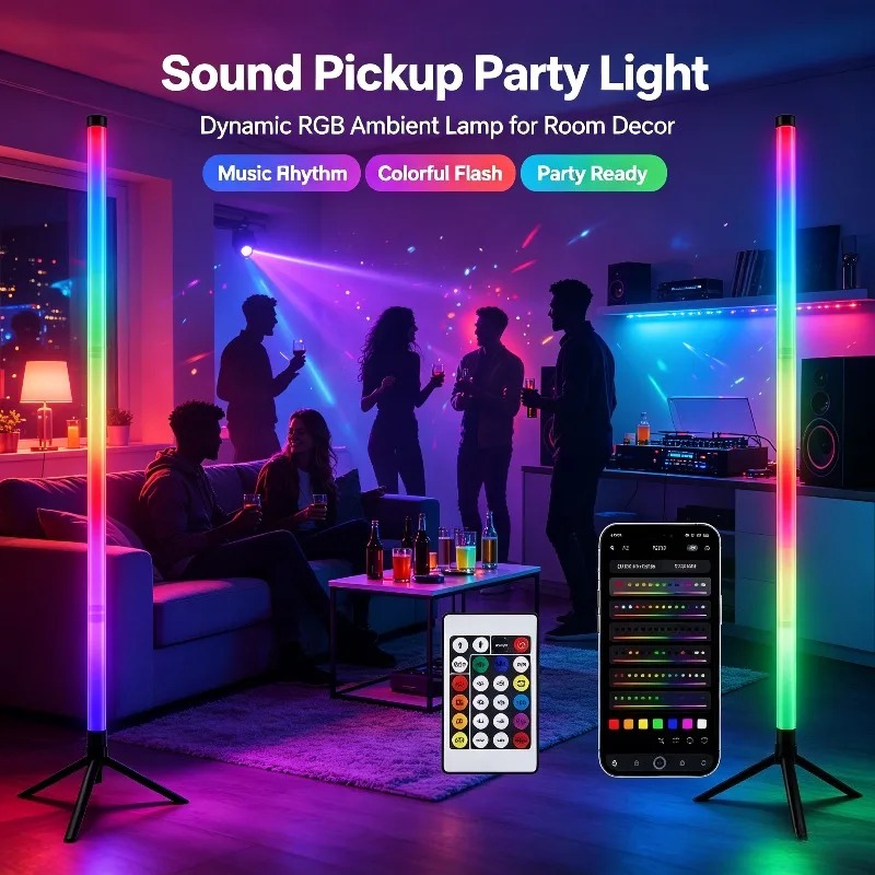 2 stuks 120CM RGB vloerlamp, g - Photography Lighting Game recensie en prijs