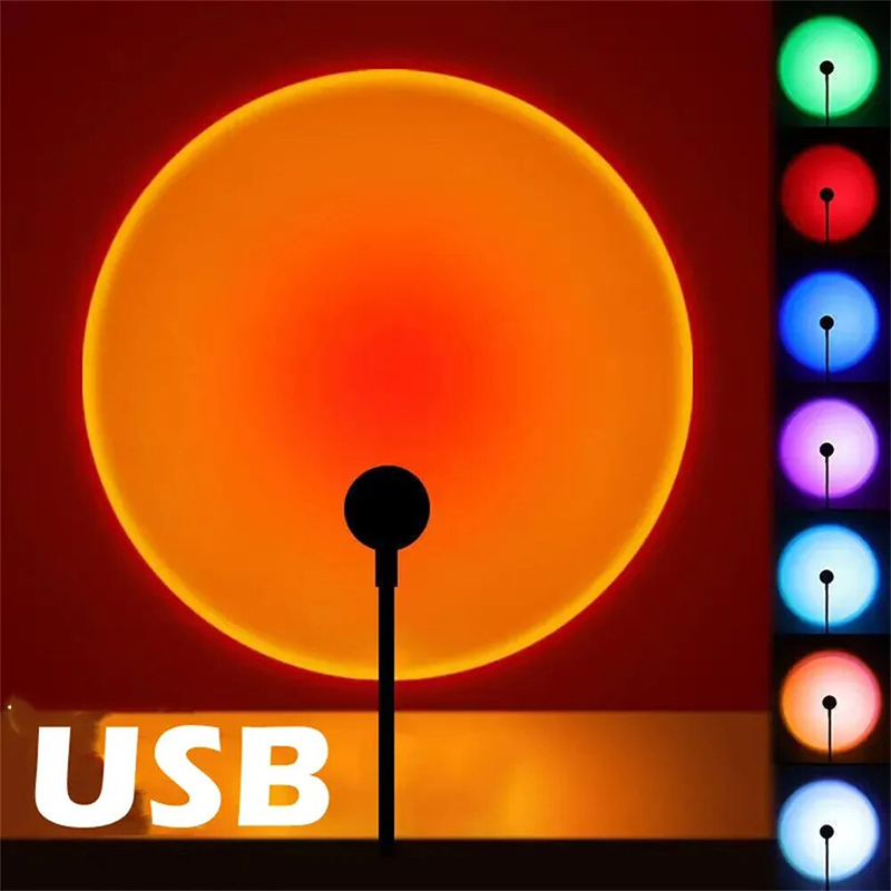 USB LED zonsondergang licht mo - Photography Mobile Lighting recensie en prijs