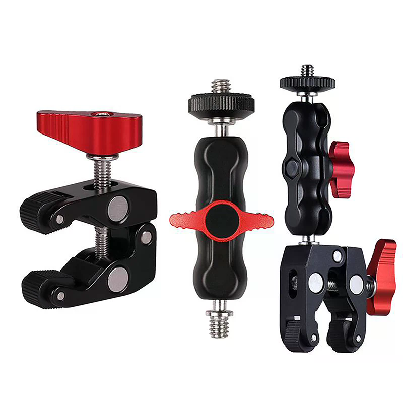 Dubbele kogelkop magische armk - Photography Lighting Description recensie en prijs