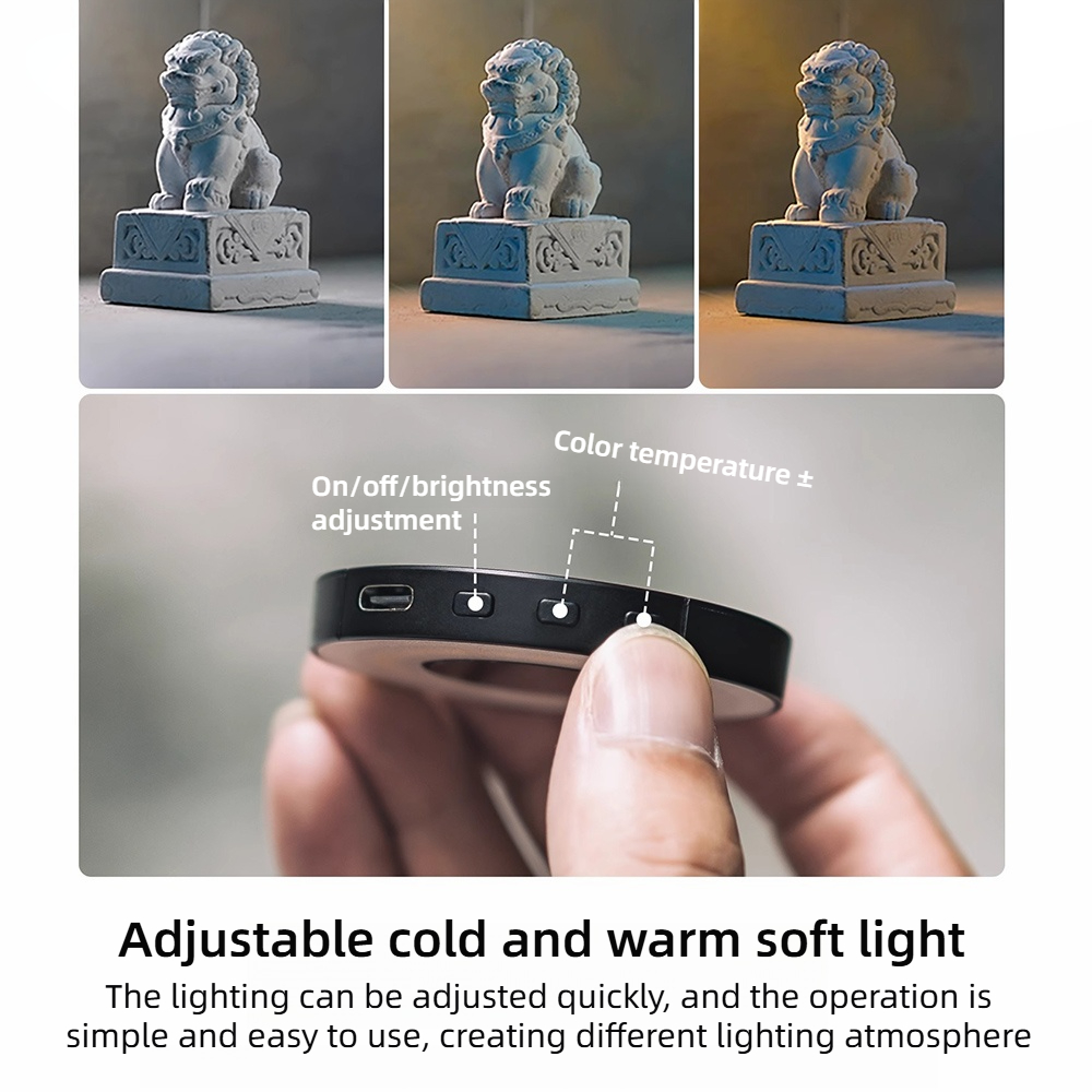 Kleine magnetische LED-ringlam - Photography Lighting Description recensie en prijs